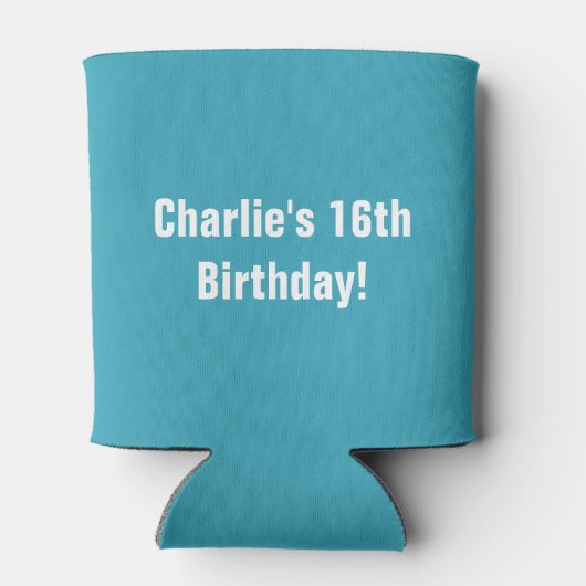 AANGEPASTE FOTO, TEKST & KLEUR koelbox Blikjeskoeler (Achterkant)