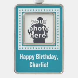 AANGEPASTE FOTO, TEKST & KLEUR ornament