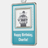 AANGEPASTE FOTO, TEKST & KLEUR ornament (Links)