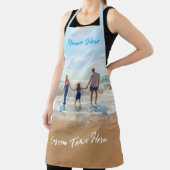 Aangepaste foto Tekst Naam Schort met Uw Foto's (Insitu)