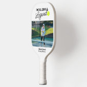 Aangepaste foto & tekst Pickleball Legend geperson Paddle (Links)
