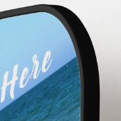 Aangepaste foto-tekst Pickleball Paddle met je MOM (Links Detail)