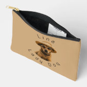 Aangepaste foto & tekst Retro strandposter Etui (Open)