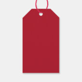 Aangepaste foto & tekst romantisch cadeau - Gepers Cadeaulabel (Achterkant)