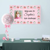 Aangepaste Foto / Tekst Schattigee Ghost Theme Kid Spandoek