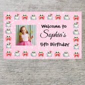 Aangepaste Foto / Tekst Schattigee Ghost Theme Kid Spandoek