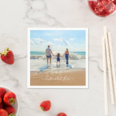 Aangepaste foto tekst servetten met uw eigen ontwe (Insitu)