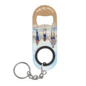 Aangepaste Foto Tekst Sleutelhanger Flesopener Cad Mini Flessenopener (Voorkant)
