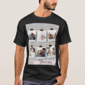 Aangepaste foto tekst T-shirt (Voorkant)