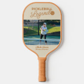 Aangepaste foto & tekst Tan gepersonaliseerde lege Pickleball Paddle (Voorkant)