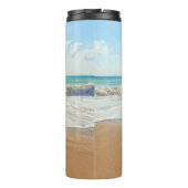 Aangepaste foto-tekst thermische getumbler met uw thermosbeker (Achterkant)