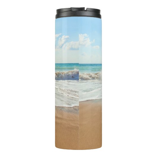 Aangepaste foto-tekst thermische getumbler met uw thermosbeker (Achterkant)