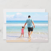 Aangepaste foto Tekst verjaardag Kaart Uw foto's (Achterkant)