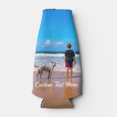 Aangepaste foto-tekstafel koel je foto's op je tas flesjeskoeler (Voorkant)