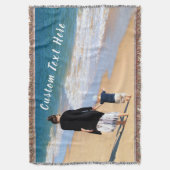 Aangepaste foto-teksteigers voor je familiefoto's deken (Voorkant Verticaal)