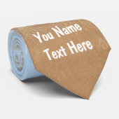 Aangepaste foto-tekstnaam Stropdas je liefdesfoto' (Opgerold)