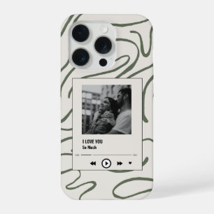 Aangepaste foto telefoonhoesje Ik hou van je cadea iPhone 15 Pro Case