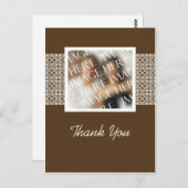 Aangepaste foto-template Dank je creditcard Briefkaart (Voorkant / Achterkant)