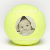 Aangepaste foto Tennis Player Tennisballen (Voorkant)