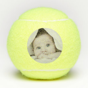 Aangepaste foto Tennis Player Tennisballen