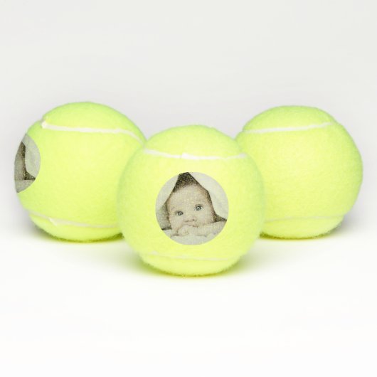 Aangepaste foto Tennis Player Tennisballen (Multi)