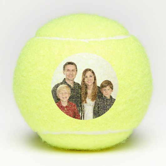 Aangepaste foto tennisballen (Voorkant)