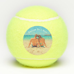 Aangepaste foto Tennisballen Uw foto's en tekst