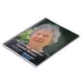 Aangepaste foto ter nagedachtenis aan viering van  notitieboek (Linkerzijde)