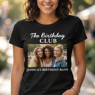 Aangepaste foto The Birthday Club Squad T-shirt