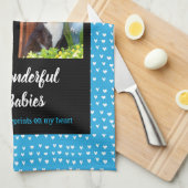 Aangepaste foto theedoek (Quarter Fold)