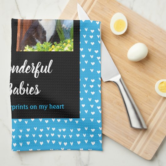 Aangepaste foto theedoek (Quarter Fold)