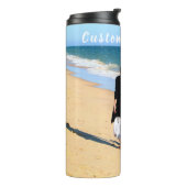 Aangepaste foto Thermische Tumbler Uw foto's en te Thermosbeker (Gedraaid links)