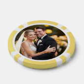 Aangepaste foto thuis toernooi trouwfeest poker chips (Enkel)