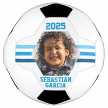 Aangepaste foto-toetsenbord Multi Blue Stripes