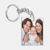Aangepaste foto toevoegen sleutelhanger (Voorkant Links)