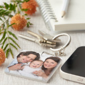 Aangepaste foto toevoegen sleutelhanger (Voorkant Rechts)