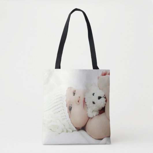 Aangepaste foto tote bag (Voorkant)