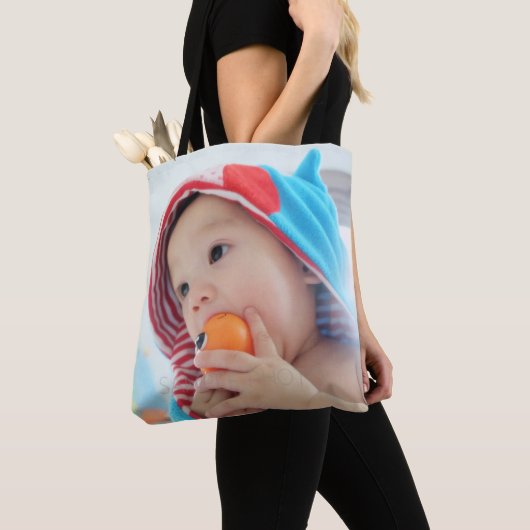 Aangepaste foto tote bag (Dichtbij)