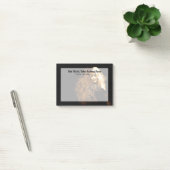 Aangepaste foto transparant blonde modelfoto post-it® notes (Kantoor)