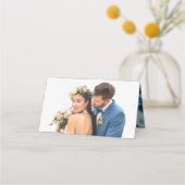 Aangepaste foto Tropical Beach Weddenschap Plaatskaartje (Achterkant)