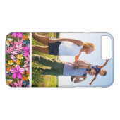 Aangepaste foto Tropische bladeren en bloemen Case-Mate iPhone Case (Achterkant (Horizontaal))