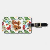 Aangepaste foto Tropische Hummingbird Bagagelabel (Voorkant horizontaal)