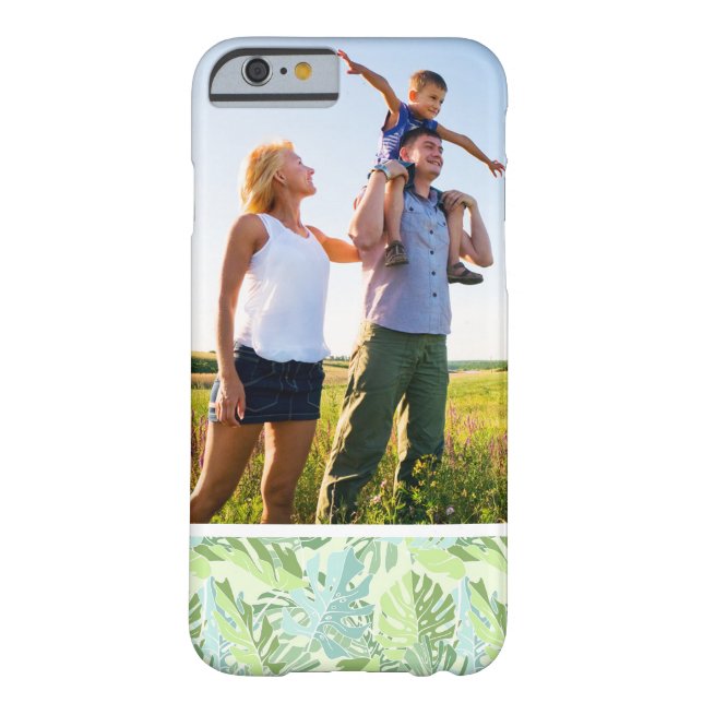 Aangepaste foto Tropische palmbladeren Case-Mate iPhone Case (Achterkant)