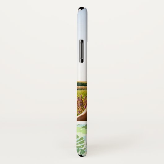 Aangepaste foto Tropische palmbladeren Case-Mate iPhone Case (Achterkant / rechts)