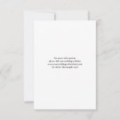 Aangepaste foto trouwkaart Save The Date uitnodigi (Achterkant)