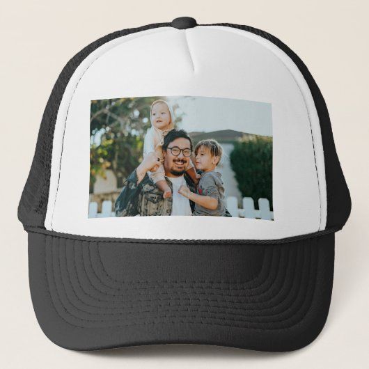 Aangepaste foto trucker pet (Voorkant)