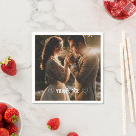 Aangepaste foto typografie servet