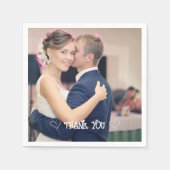 Aangepaste foto typografie servet (Voorkant)