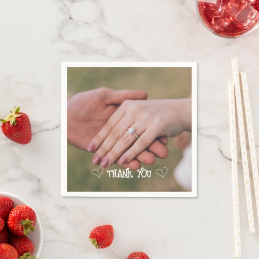 Aangepaste foto typografie servet (Insitu)