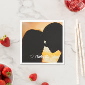 Aangepaste foto typografie servet (Insitu)